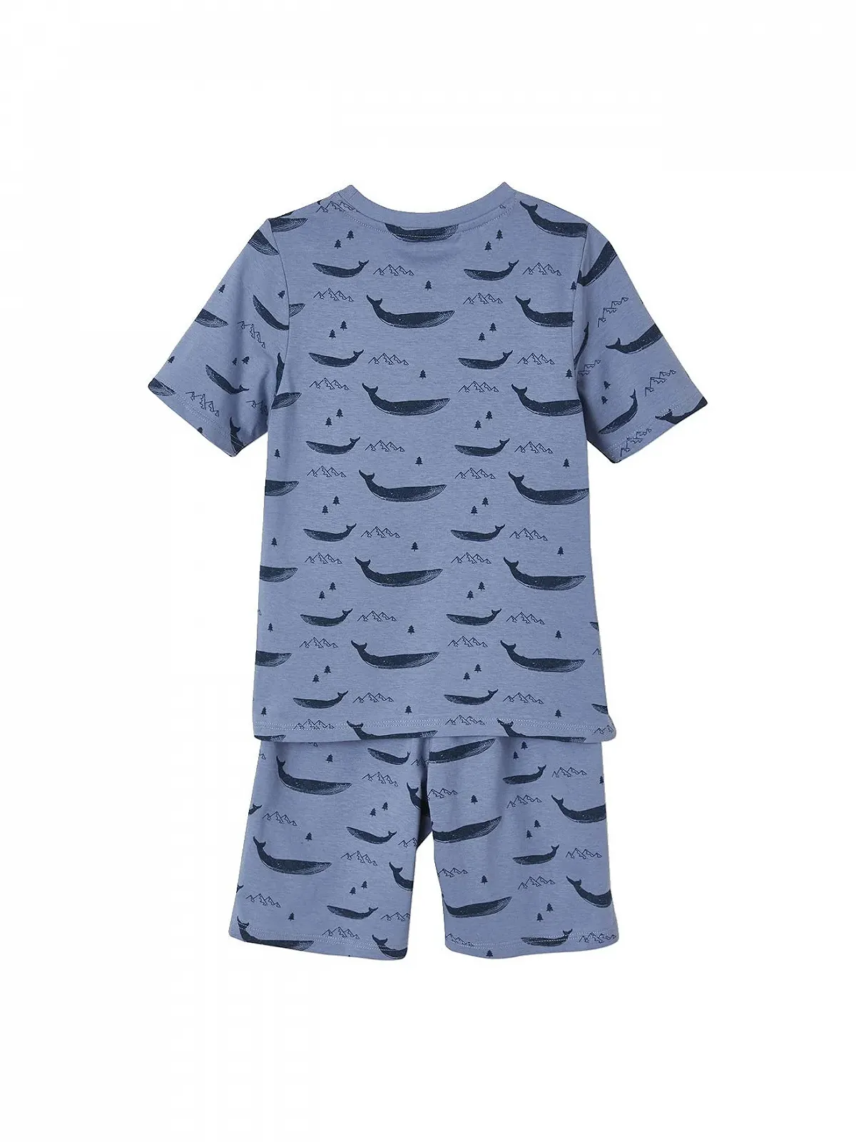 Шорти для піжами Vertbaudet для хлопчиків Whales, Oeko-Tex Комплект з 2 штук, фото №2