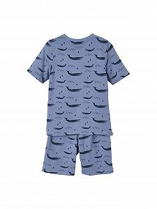 Шорти для піжами Vertbaudet для хлопчиків Whales, Oeko-Tex Комплект з 2 штук synthetic.ua - Фото 1