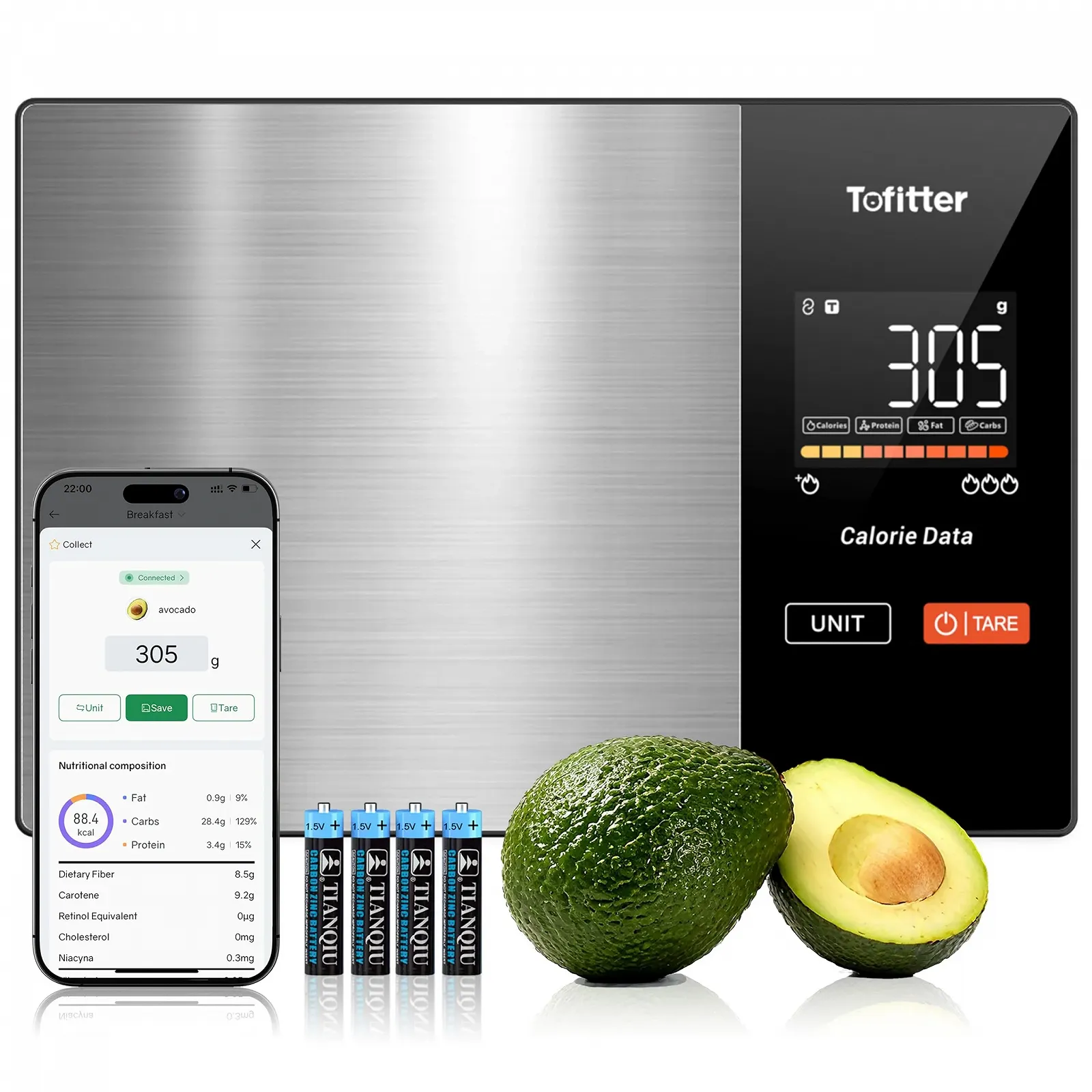 Кухонні ваги Smart Bluetooth 5 kg 1 g Stainless Steel, фото №1 Кухонні ваги Smart Bluetooth 5 kg 1 g Stainless Steel, фото №1