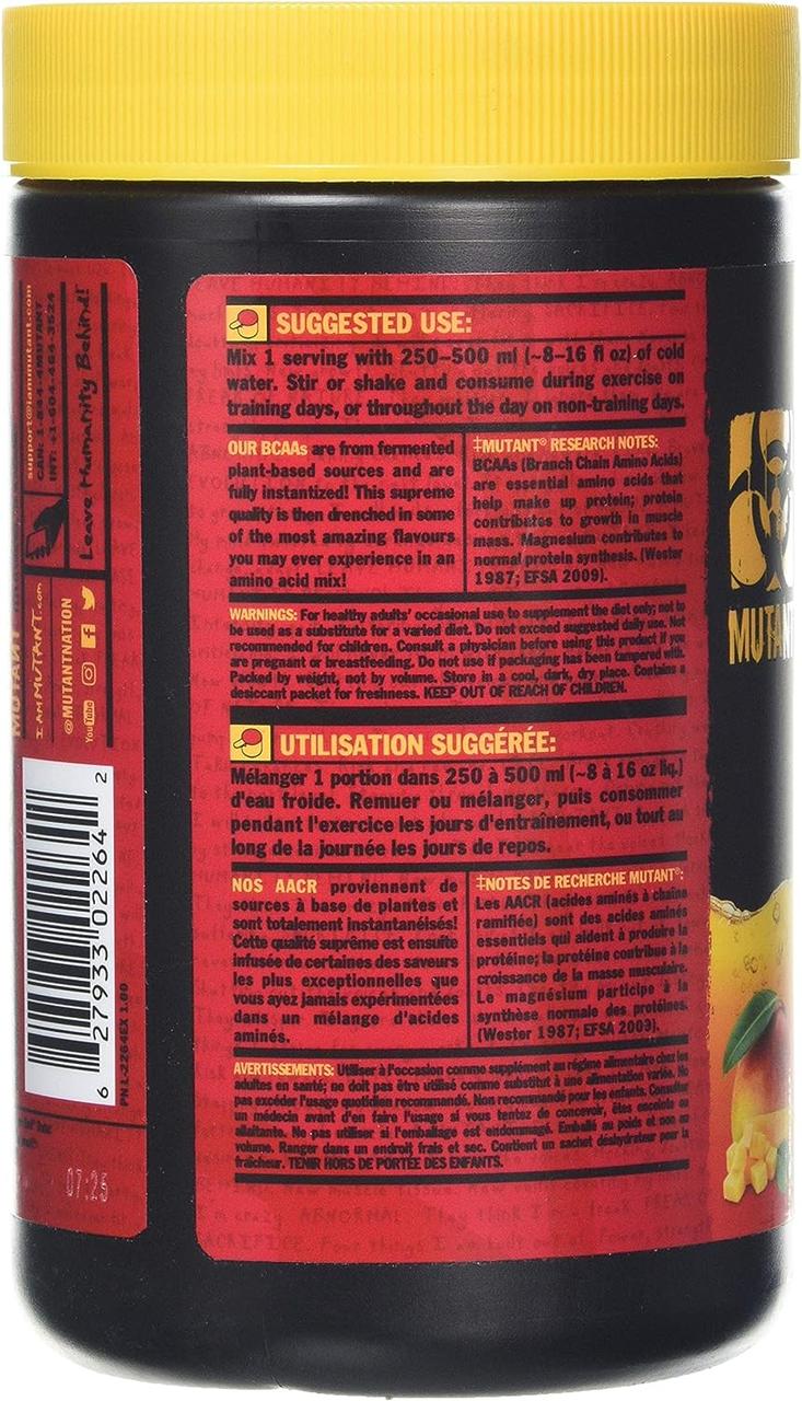 Аминокислотный комплекс Mutant BCAA 9.7 348 g Watermelon, фото №2 Аминокислотный комплекс Mutant BCAA 9.7 348 g Watermelon, фото №2