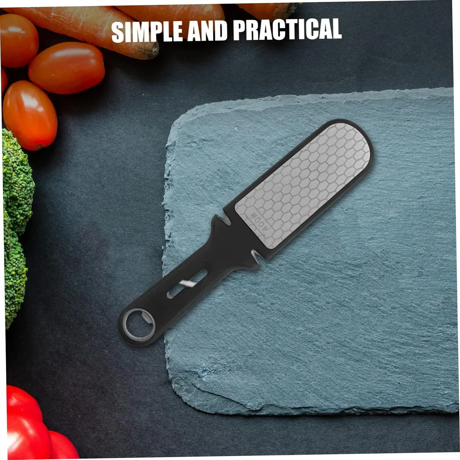 Точильный камень Ciieeo портативный нержавеющая сталь Black, фото №6