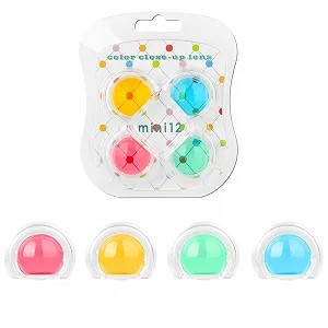 Набор линз-фильтров MUZIRI KINOKOO для Fuji Instax Mini 12 4 Colors (Blue, Green, Yellow, Pink) - Фото 1