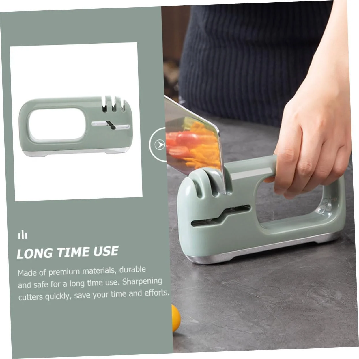 Точило для ножів Healifty Professional ергономічна нековзна ручна, фото №7 Точило для ножів Healifty Professional ергономічна нековзна ручна, фото №7