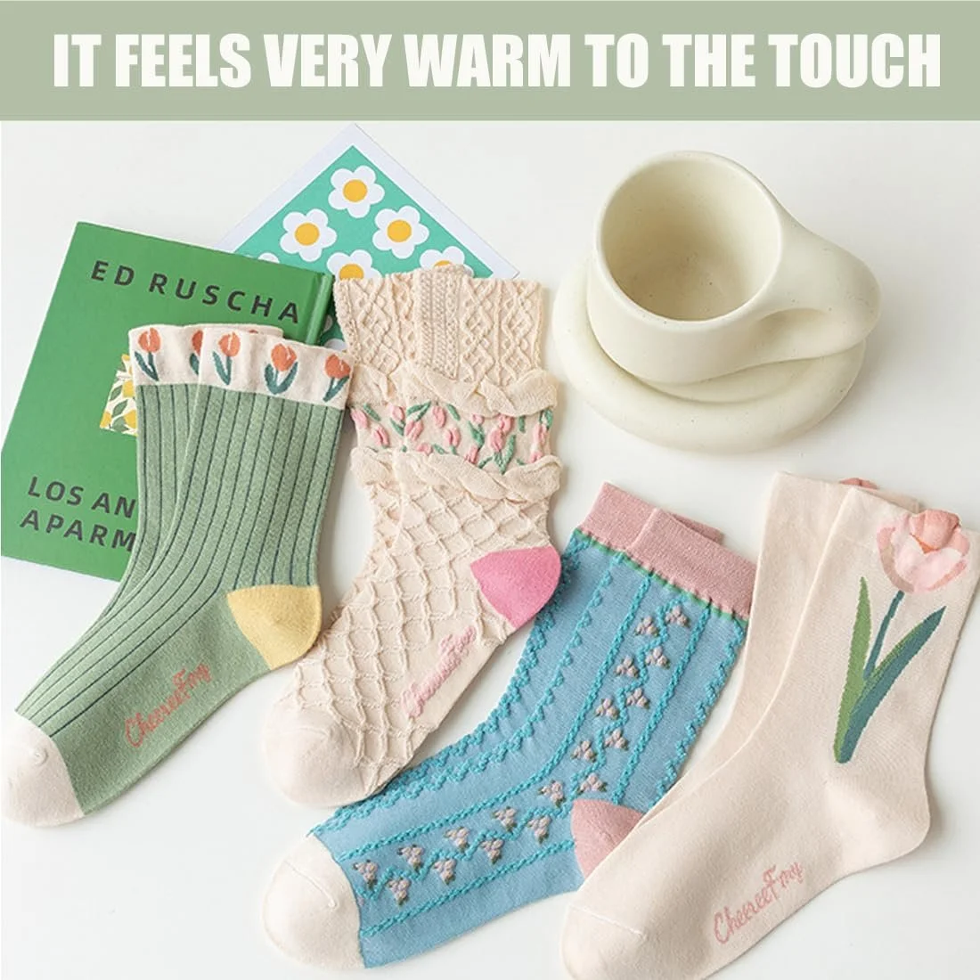 Жіночі гольфи Різнокольорові (4 пари), фото №6