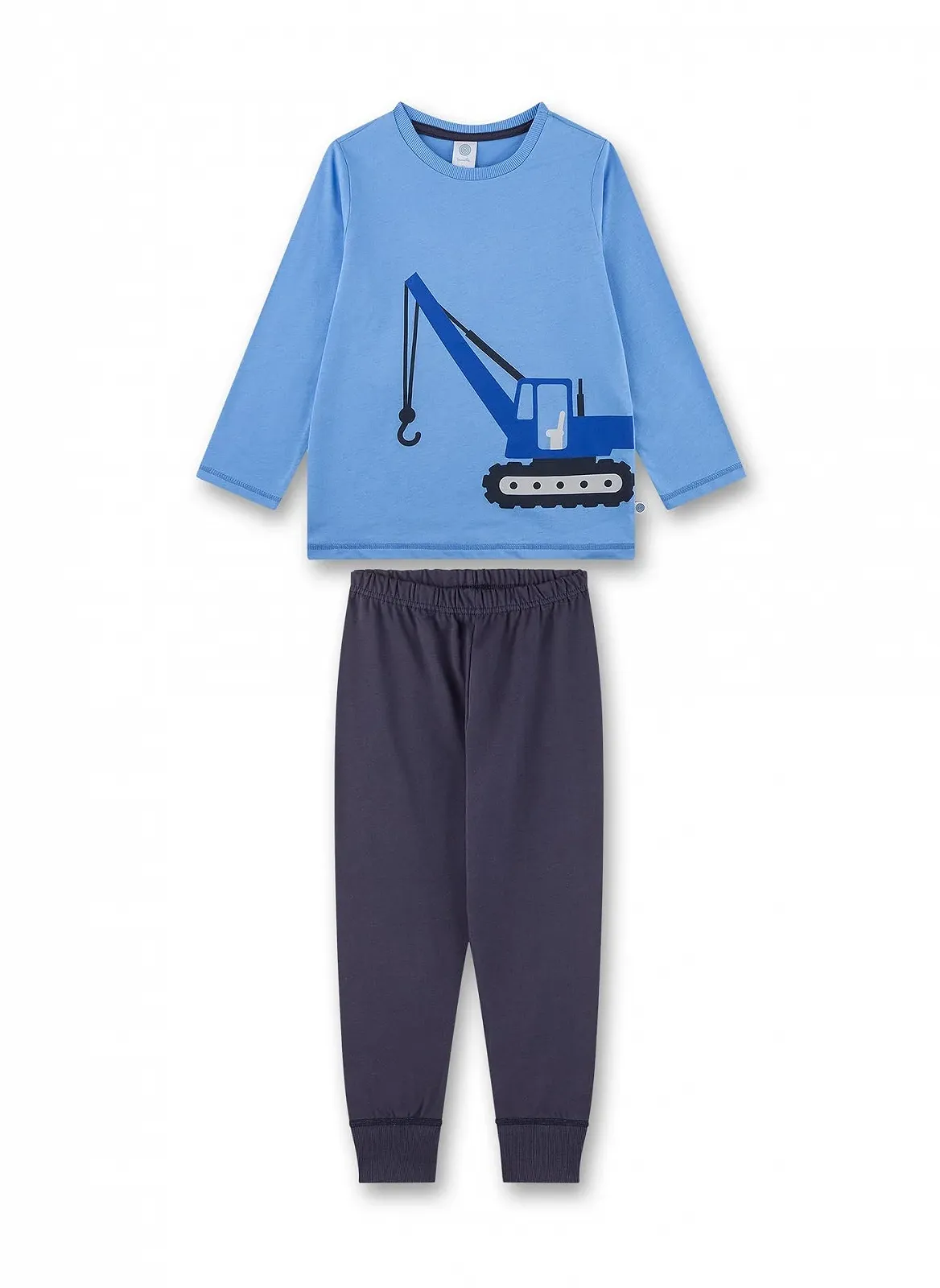 Піжама Sanetta для хлопчиків Довга Синя, фото №1