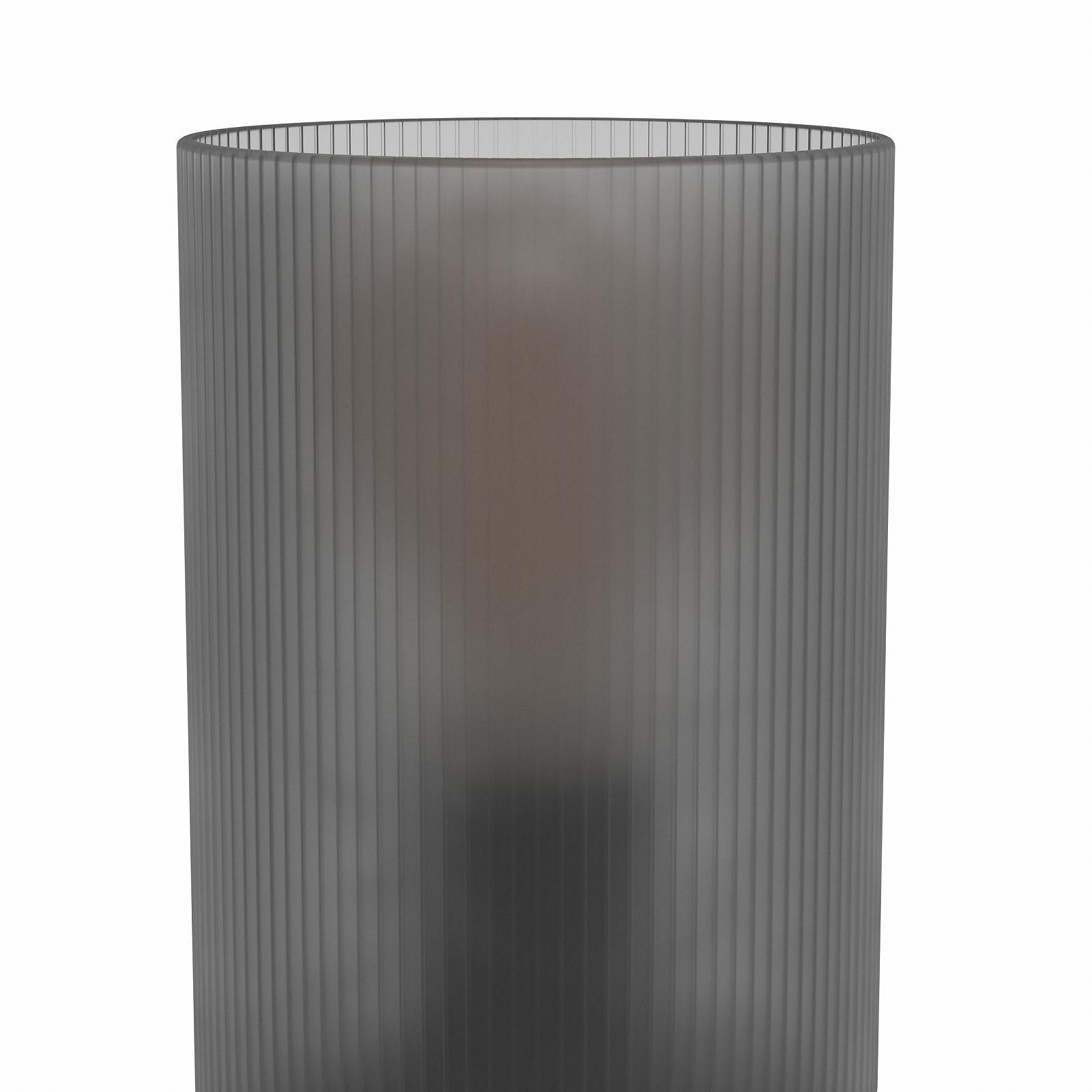 Настільна лампа EGLO Colomera скляна чорна димчасте скло E27 Ø 12 см, фото №4