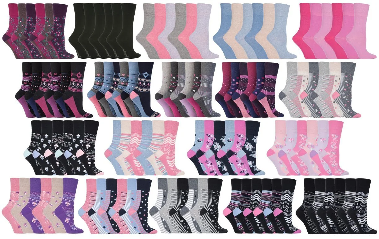 Шкарпетки Gentle Grip 6 пар Жіночі для здоров'я Діабетичні без тиску Розмір 37-42 EUR, фото №4 Шкарпетки Gentle Grip 6 пар Жіночі для здоров'я Діабетичні без тиску Розмір 37-42 EUR, фото №4