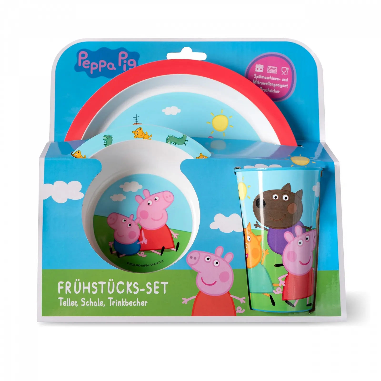 Набор для завтрака Peppa Pig, 3 предмета, фото №2