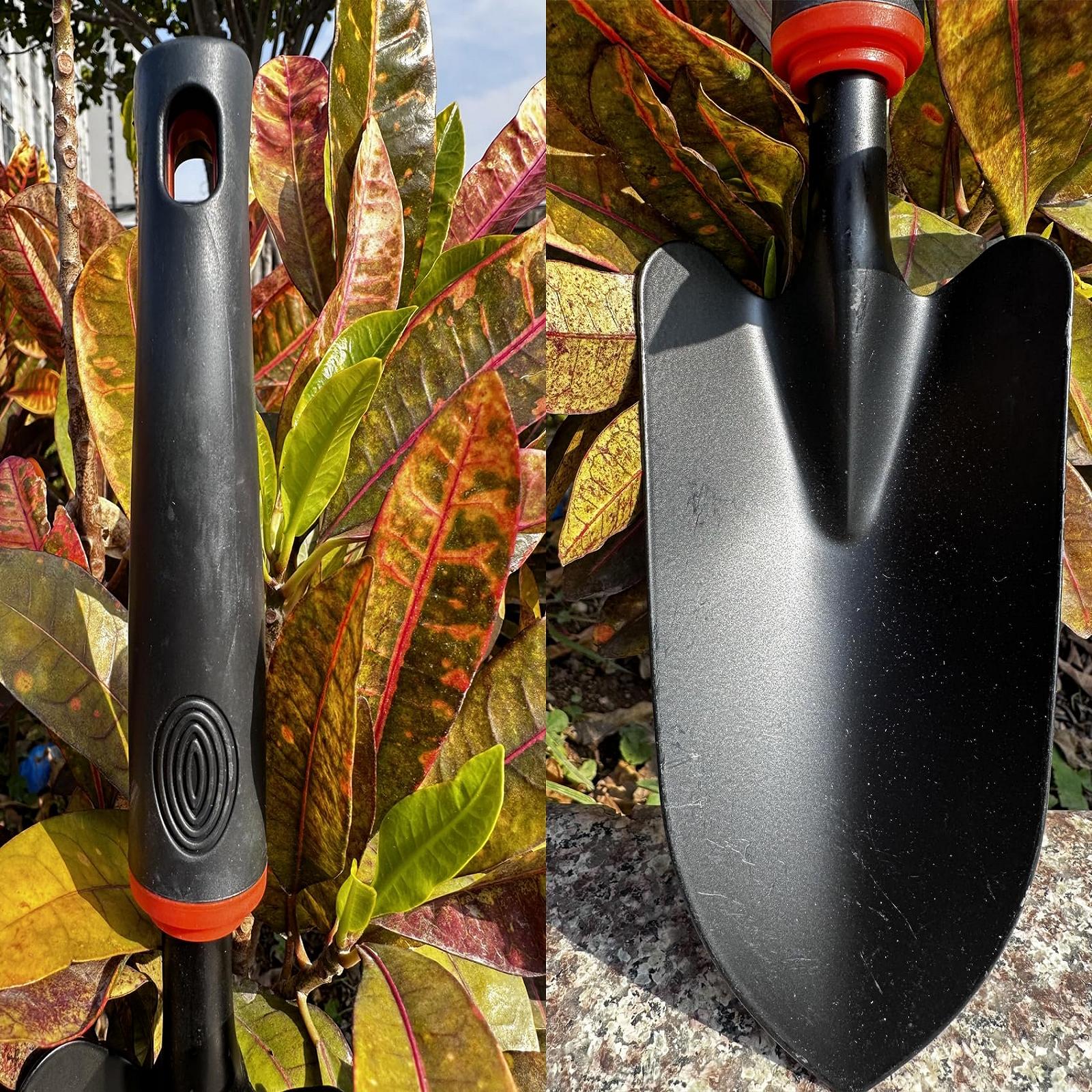 Лопатка Садовая из нержавеющей стали Малая, 33 см x 8,5 см, фото №2