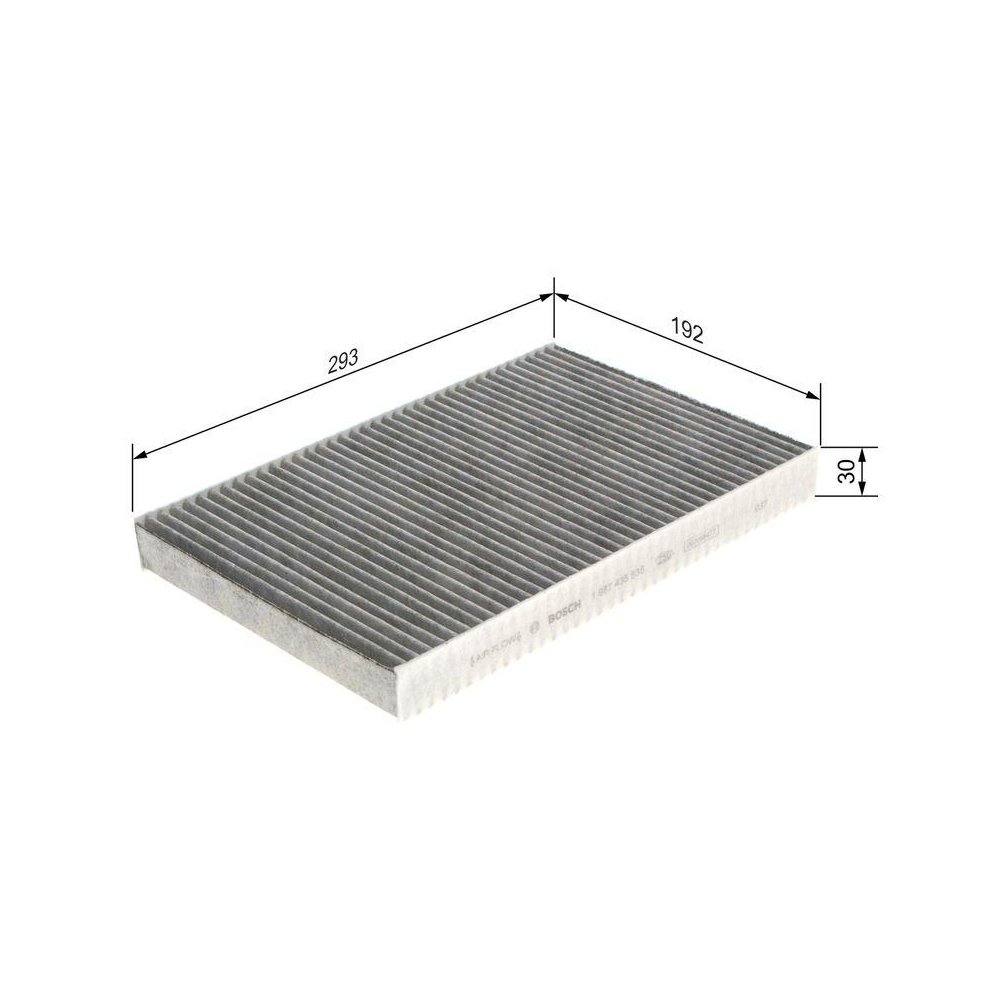 Фильтр салона BOSCH 1 987 435 535 для IVECO, фото №1 Фильтр салона BOSCH 1 987 435 535 для IVECO, фото №1