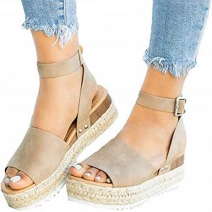 Босоножки-платформа женские Wedge synthetic.ua - Фото 1