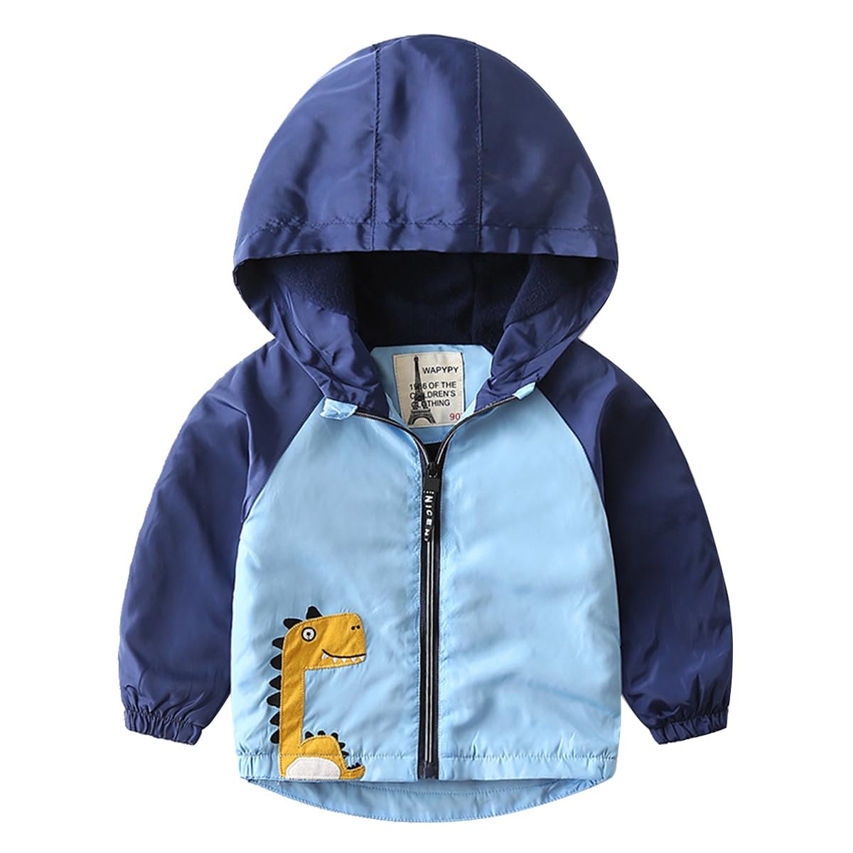 Куртка Linboo для маленьких хлопчиків, вітрозахисна з капюшоном, фото №1