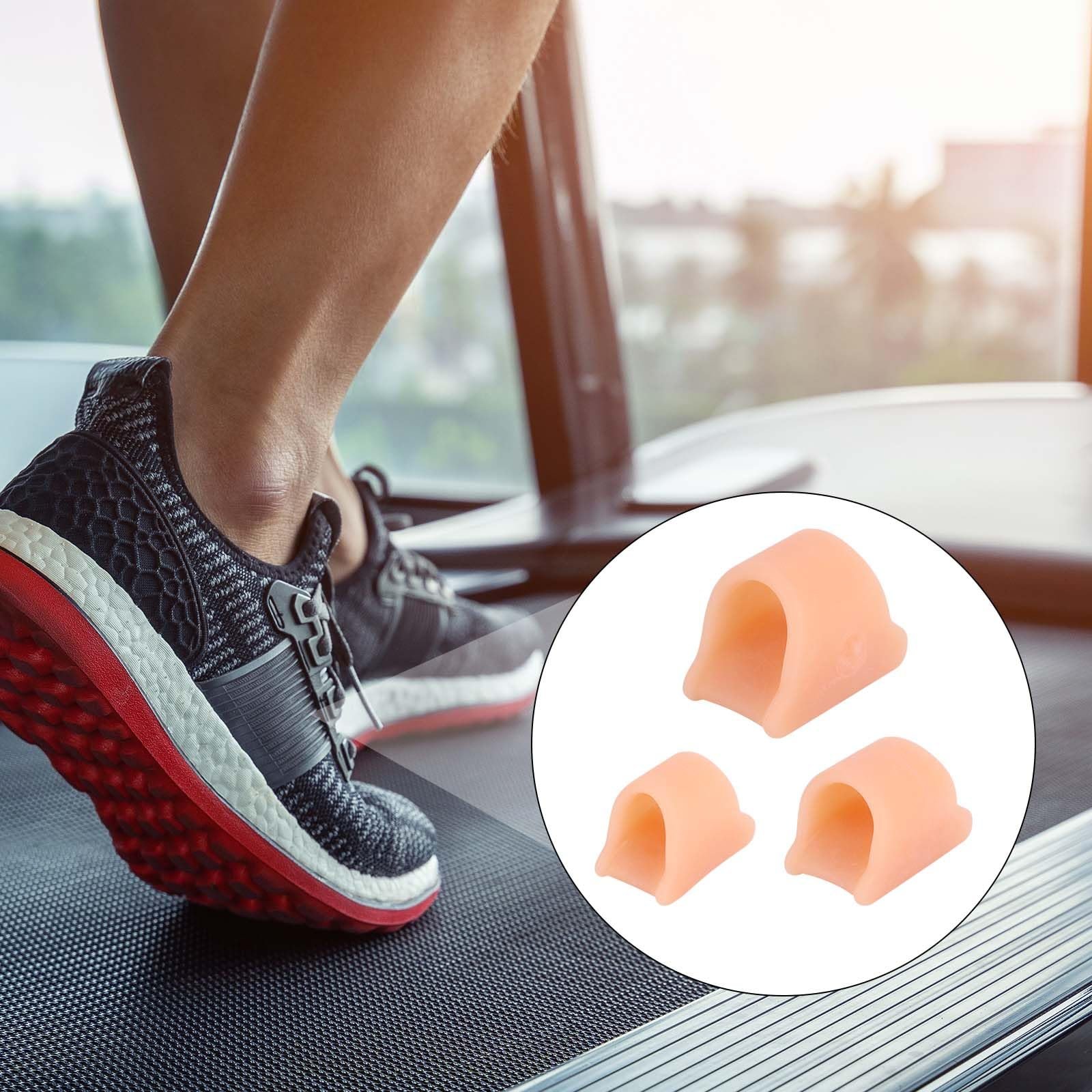 Випрямлячі для пальців ніг 6 шт., М’який гелевий коректор для випрямлення кривих пальців ніг (3 розміри), фото №5