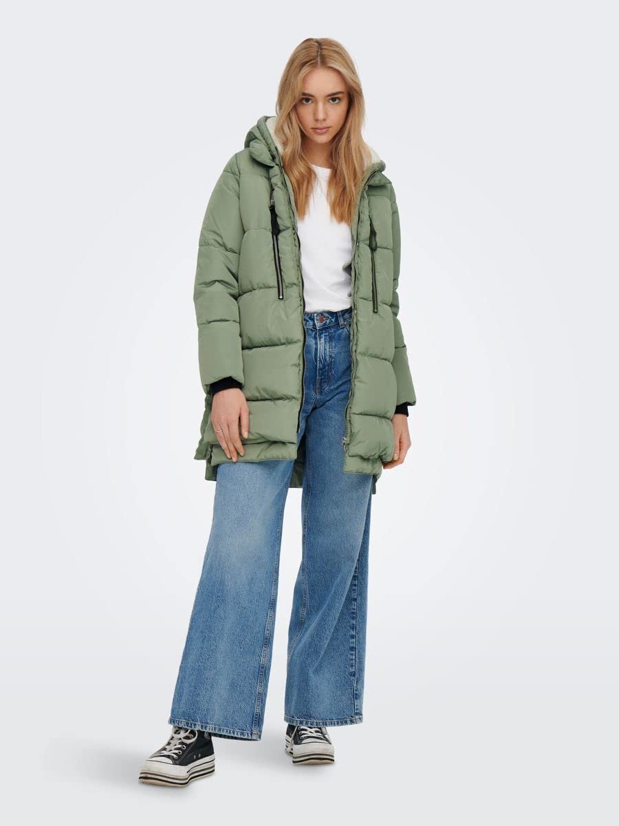 Пуховик ONLY ONLNora длинный, фото №5