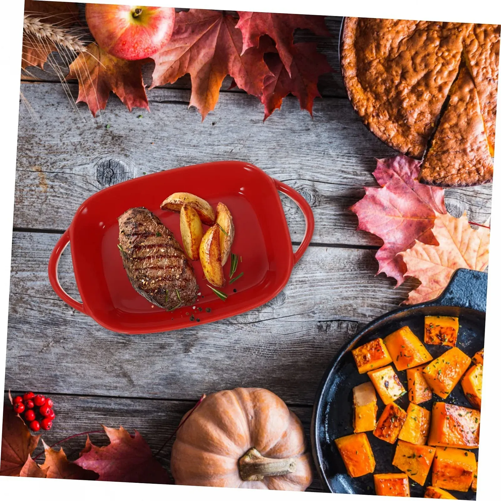 Керамічна форма для запікання овальна з ручками, фото №7 Керамічна форма для запікання овальна з ручками, фото №7