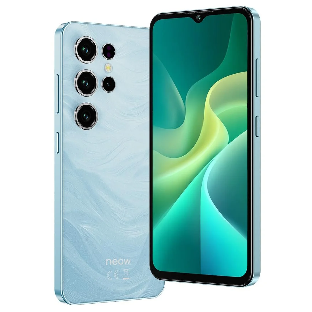 Смартфон Neow Safe + Android 15 4G 128GB 6.52" HD+ для підлітків з батьківським контролем Blue, фото №1