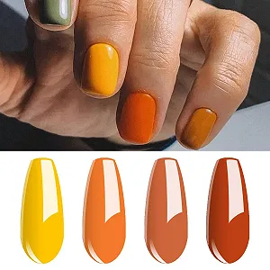 Гель-лак Vishine Колекція Pumpkin Yellow Orange C014 8 мл, 4 кольори synthetic.ua - Фото 1