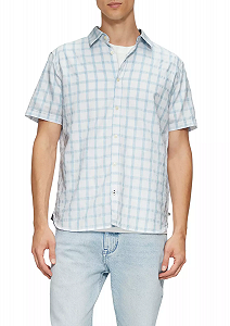 Рубашка Regular fit s.Oliver 2161420.01N1 Белый 3XL - Фото 1