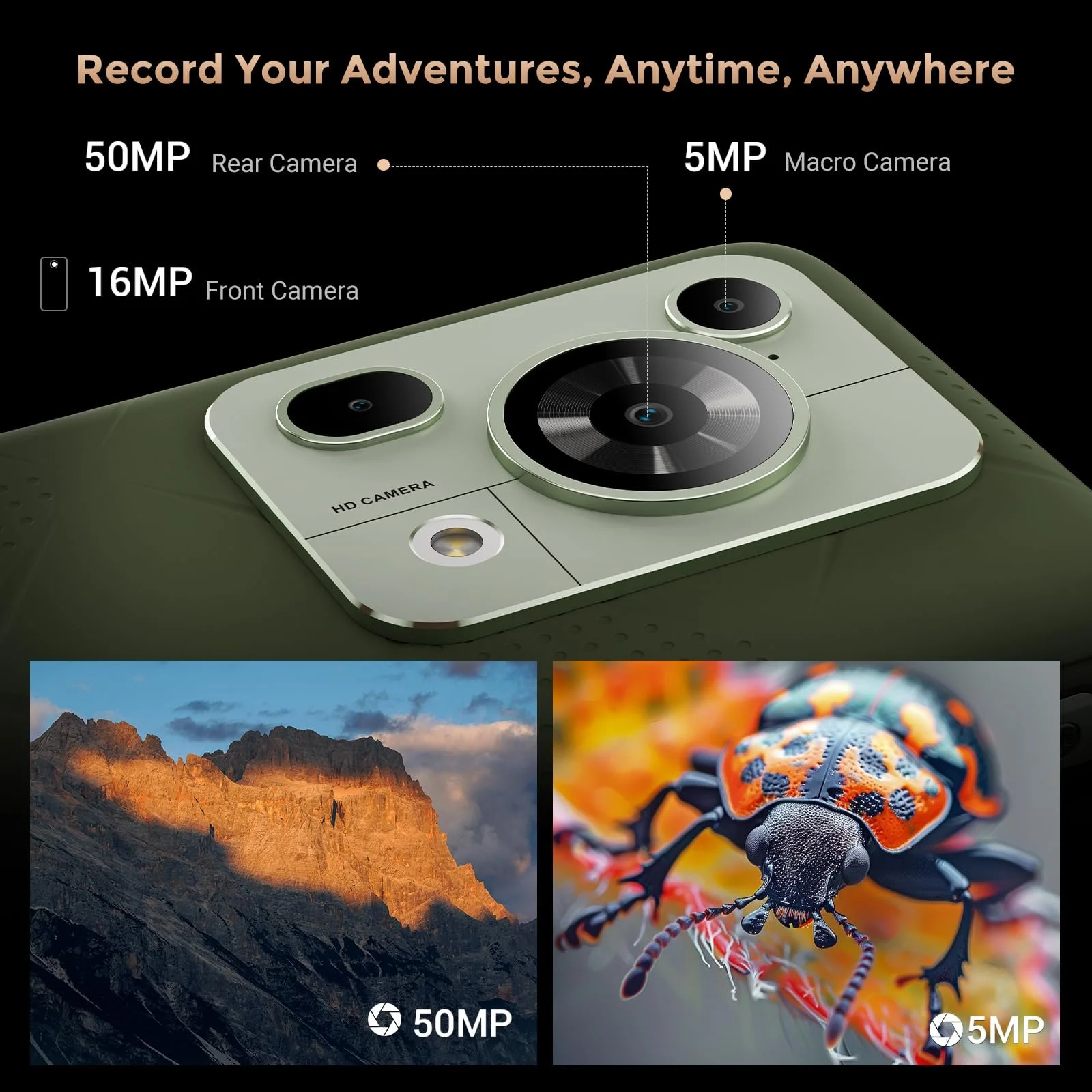 Смартфон FOSSiBOT F112 Pro 5G 24GB 256GB Green, фото №5