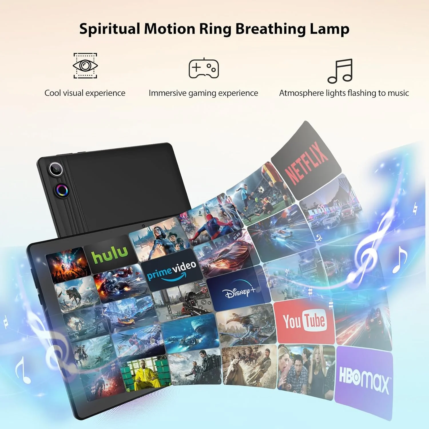 Планшет 10,1" WQPLO A10 (3+7)/64 ГБ 4G 8 ядер Android 14 5000 mAh Черный, фото №4 Планшет 10,1" WQPLO A10 (3+7)/64 ГБ 4G 8 ядер Android 14 5000 mAh Черный, фото №4