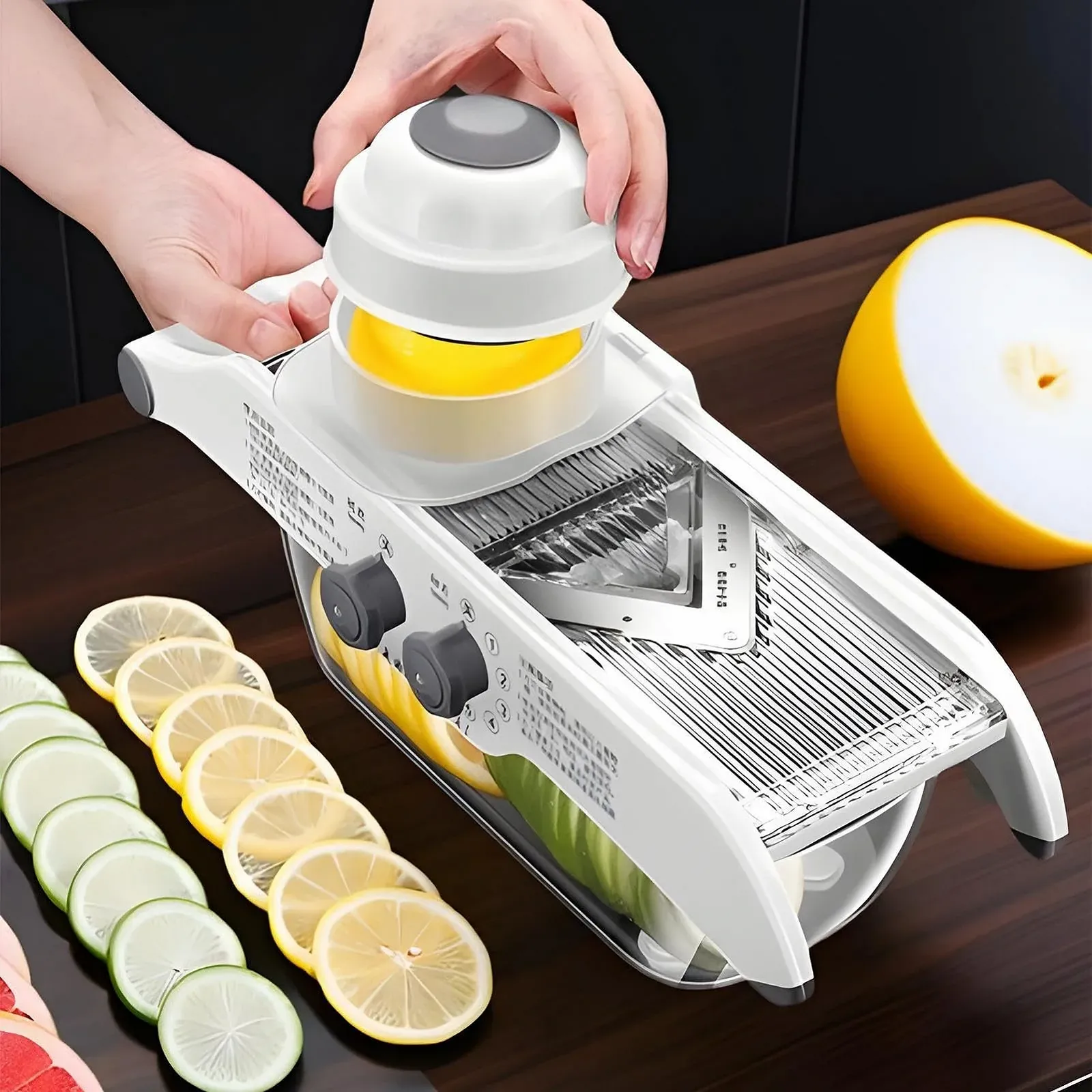 Овощерезка, 5 уровней с контейнером для кухни, дома, улицы, фото №9 Овощерезка, 5 уровней с контейнером для кухни, дома, улицы, фото №9