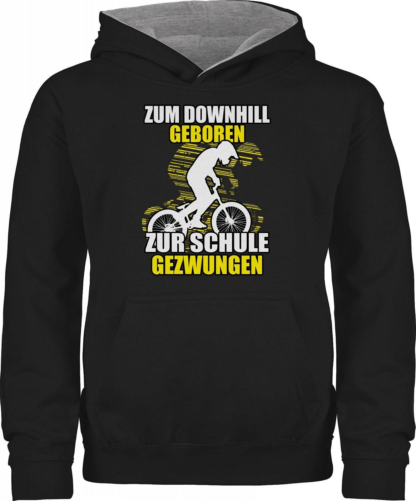 Детская Толстовка Shirtracer Born to Downhill Forced to School, фото №1