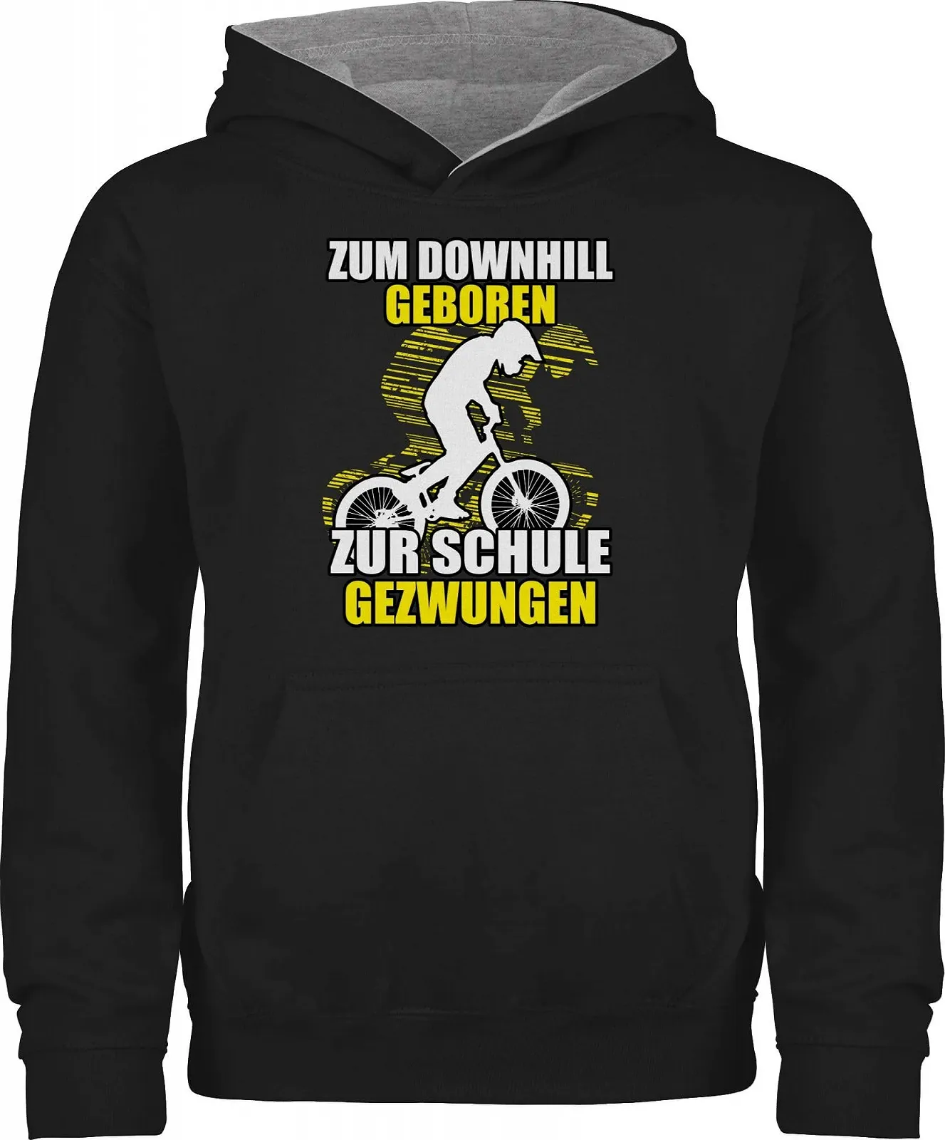 Детская Толстовка Shirtracer Born to Downhill Forced to School, фото №1