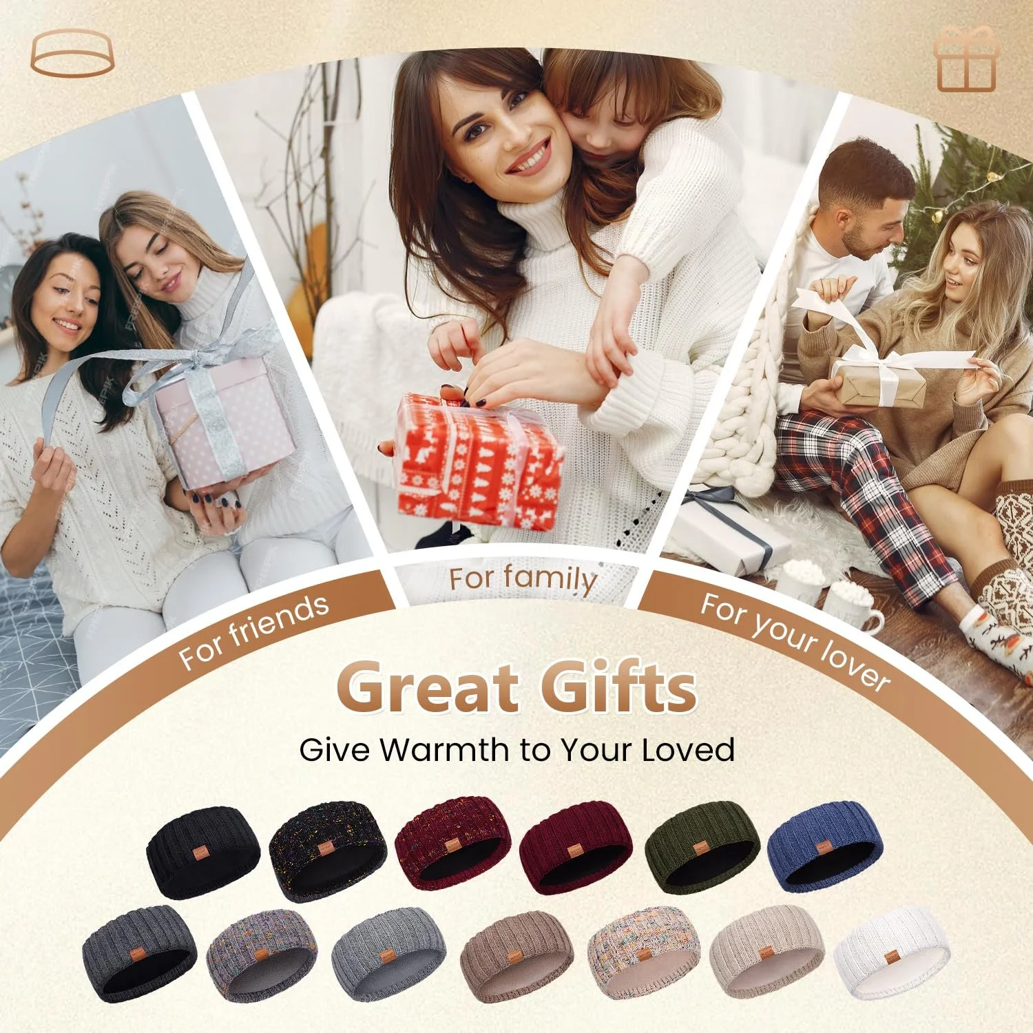 Жіноча зимова пов'язка на голову, фото №7 Жіноча зимова пов'язка на голову, фото №7