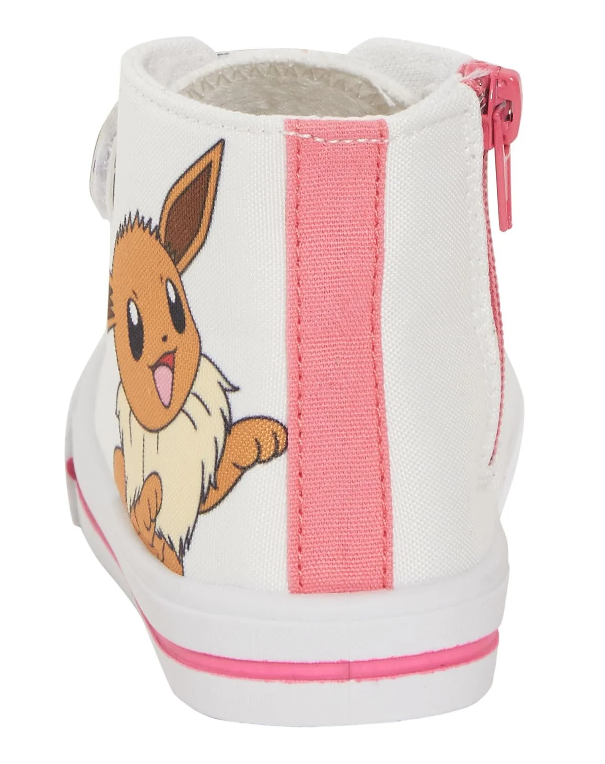 Кеды Pokemon Pikachu Eevee для девочек, высокие детские спортивные туфли на молнии, фото №7