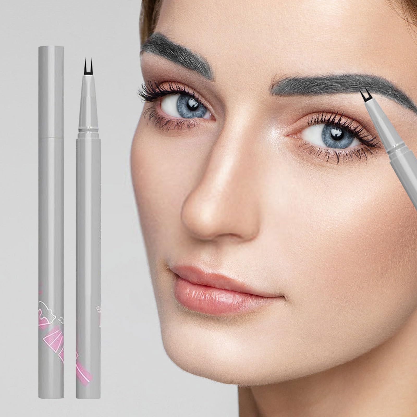 Карандаш для ресниц Alaunstift Doppelspitze серый один размер, фото №2