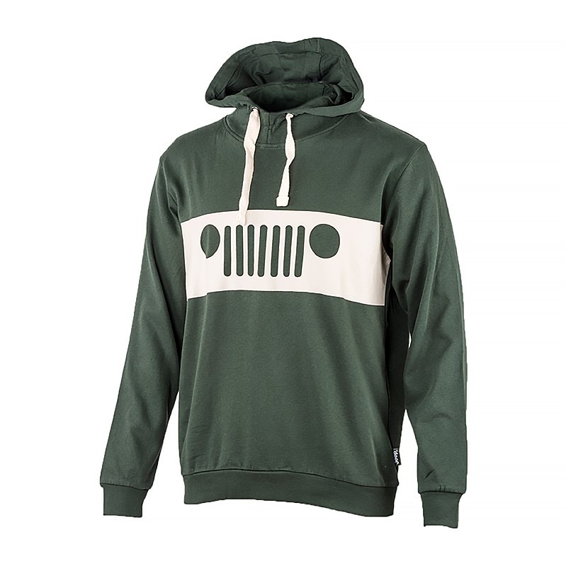 Джемпер JEEP HOODED SWEATSHIRT GRILLE Print XXL, фото №1