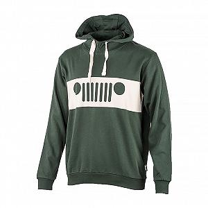 Джемпер JEEP HOODED SWEATSHIRT GRILLE Print L - Фото 1