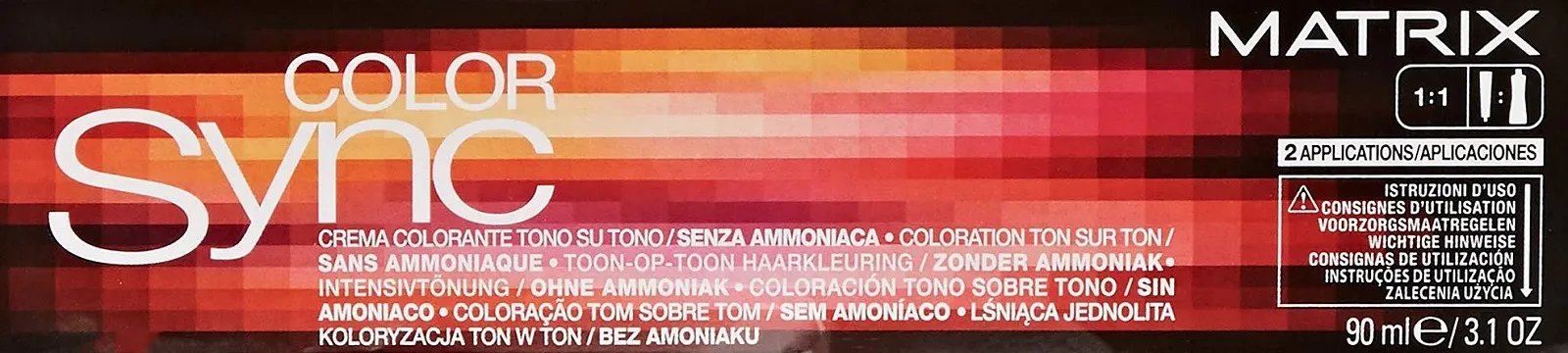 Крем-фарба для волосся без аміаку Matrix Color.Sync Emerald Ivy VE74 90 мл, фото №2 Крем-фарба для волосся без аміаку Matrix Color.Sync Emerald Ivy VE74 90 мл, фото №2