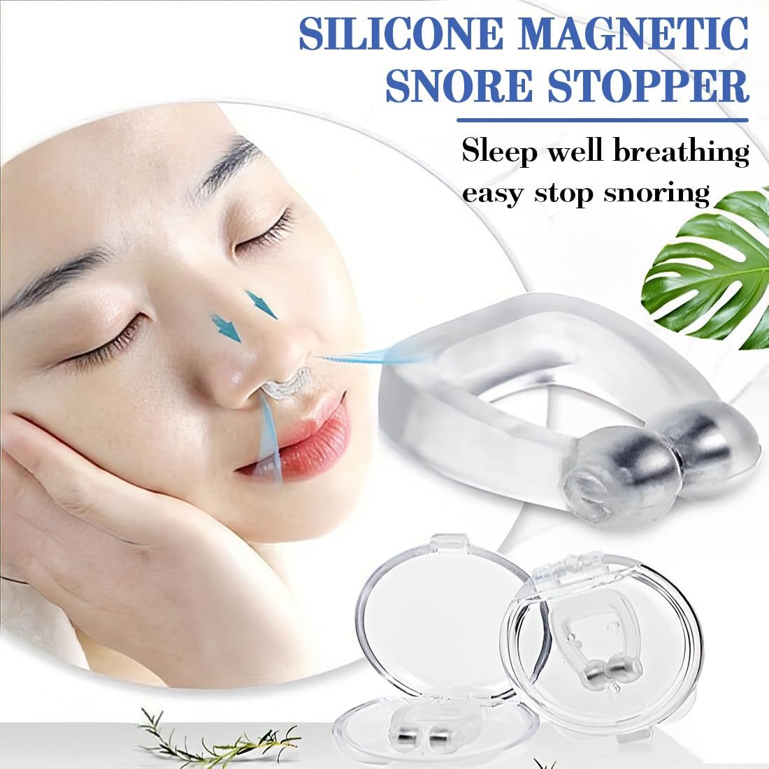 Засіб від хропіння Кліпса, 8 шт Багаторазовий роздільник, фото №6