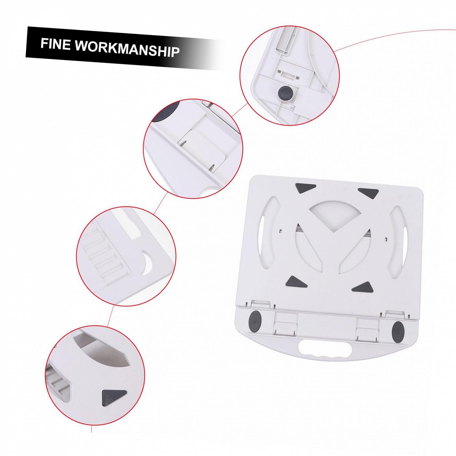 Подставка для ноутбука Вращающаяся Wei
er с поднятой полкой, белая, фото №6 Подставка для ноутбука Вращающаяся Wei
er с поднятой полкой, белая, фото №6