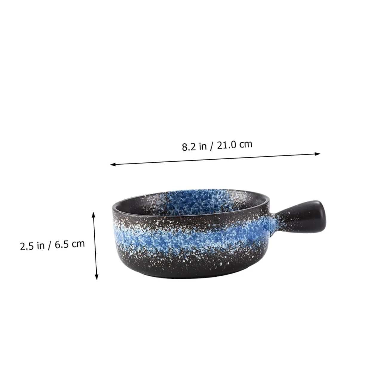 Форма для запікання VALICLUD керамічна з ручкою термостійка для тортів та супів, фото №2 Форма для запікання VALICLUD керамічна з ручкою термостійка для тортів та супів, фото №2