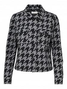 Куртка ONLEMMA LOU CHECK JACKET OTW 15252689 Черный в клетку XS - Фото 1