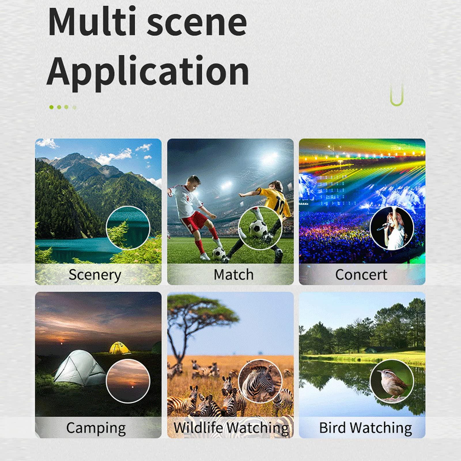 Цифрові біноклі Камера 2-дюймовий LCD дисплей 10x 1080P 5MP, фото №4