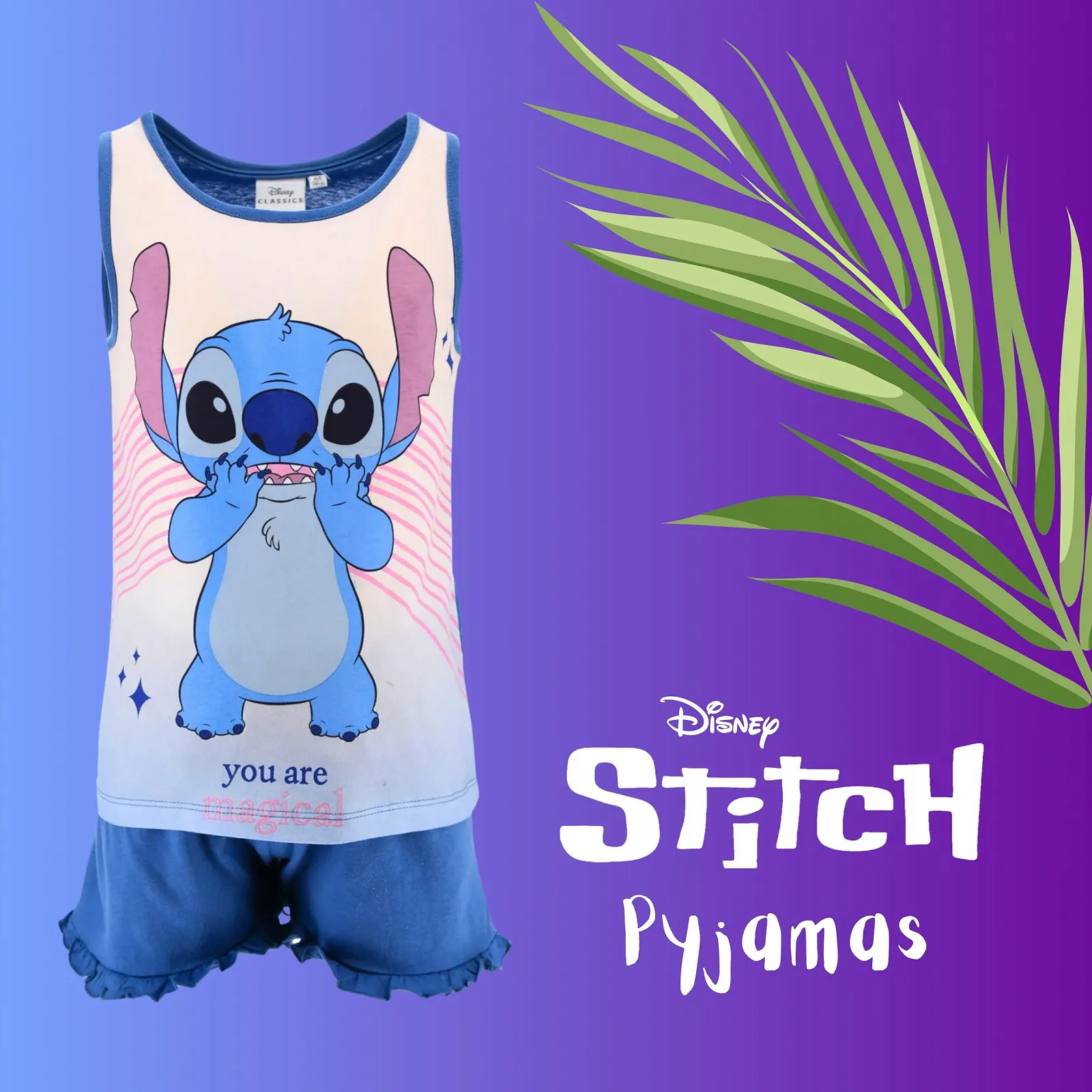 Піжама Disney Stitch Комплект для дівчат з 2 предметів 'You Are Magical', фото №3 Піжама Disney Stitch Комплект для дівчат з 2 предметів 'You Are Magical', фото №3