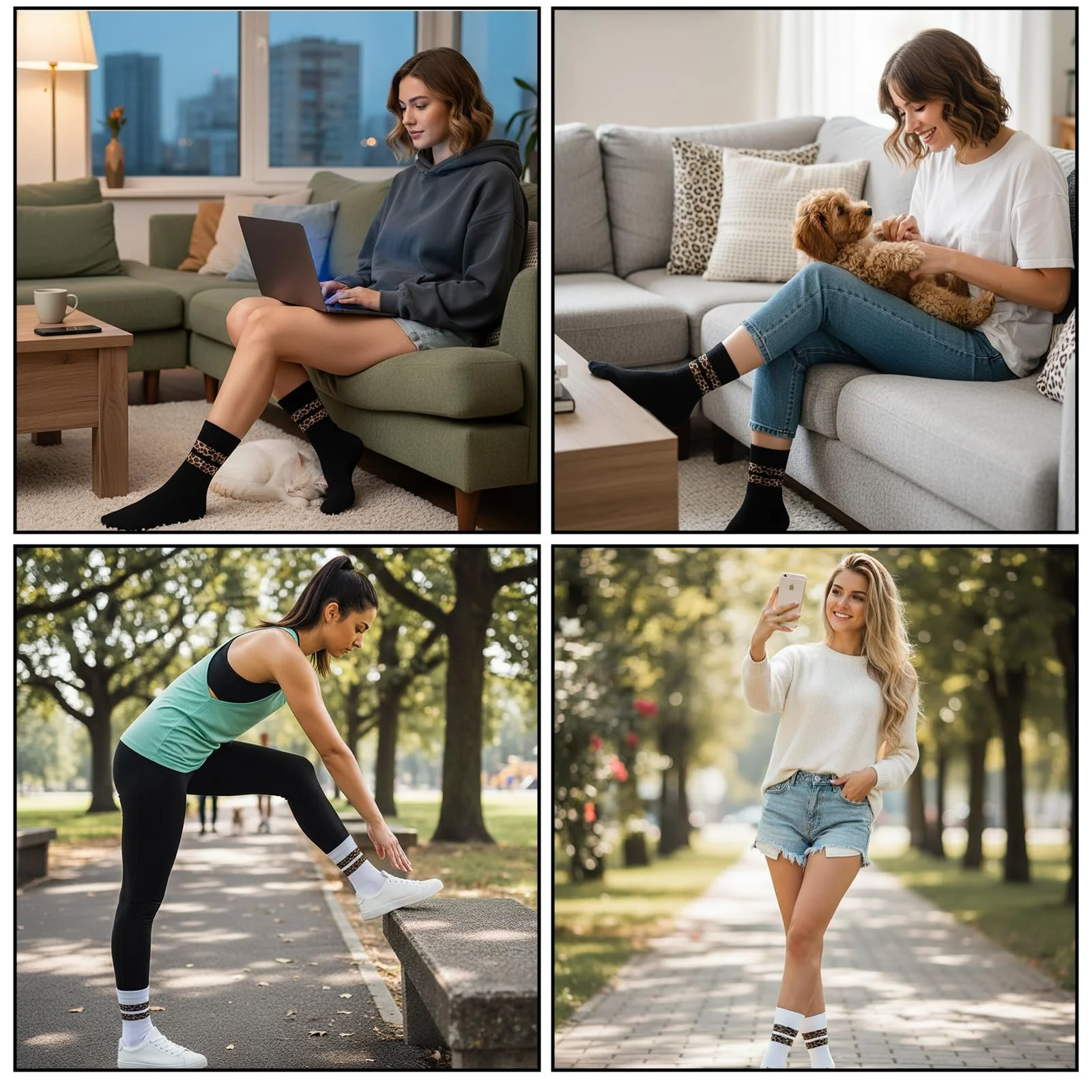 Спортивні шкарпетки з леопардовим принтом 6 пар, 36-42, фото №7 Спортивні шкарпетки з леопардовим принтом 6 пар, 36-42, фото №7