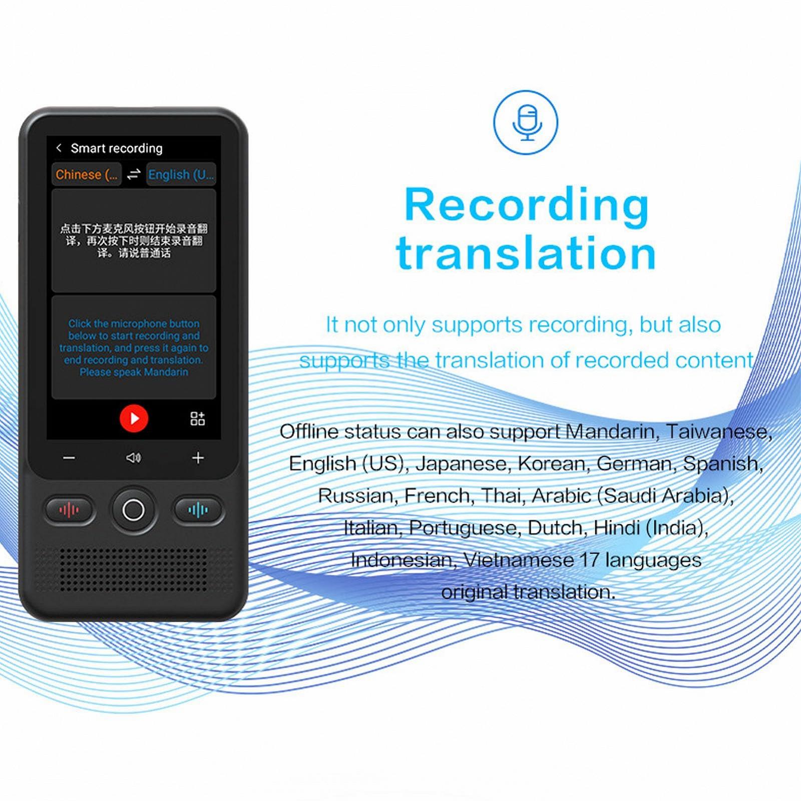 Пристрій для перекладу мов GOWENIC 2,8-дюймовий екран, фото №4