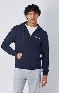 Світшот hooded full zip sweatshirt 219837-BS501 Champion Темно-синій S - Фото 1