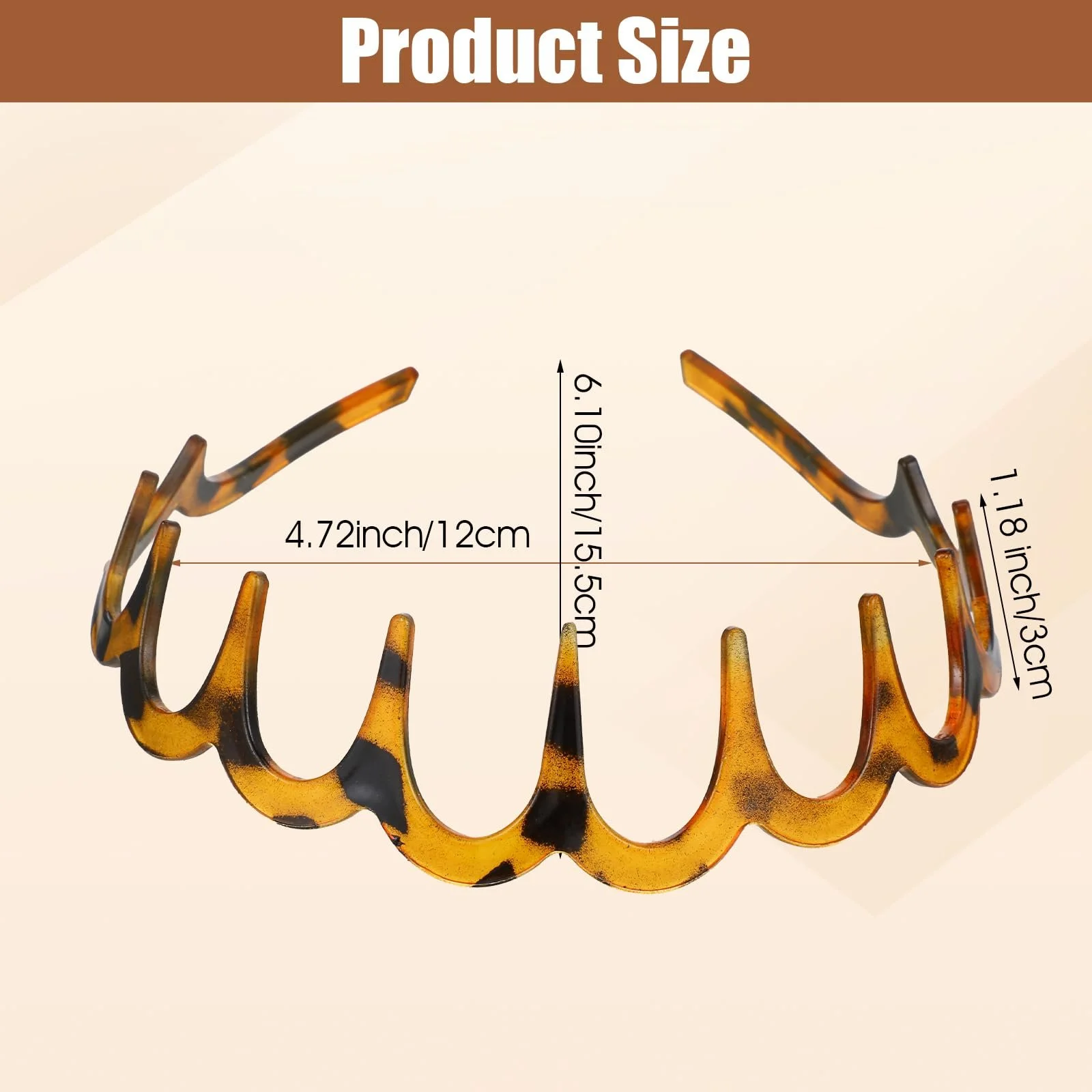 Обруч для волос зигзаг, фото №2