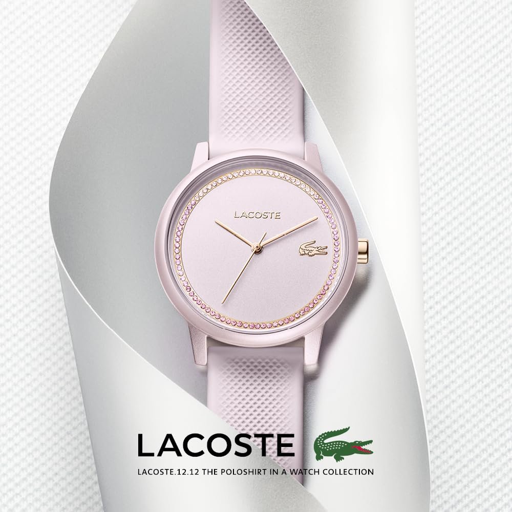 Годинник Lacoste 12.12 GO Жіночий Аналоговий Кварцовий з Силіконовим Ремінцем, фото №5