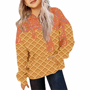 Худи для девочки, Цвет - градиент synthetic.ua - Фото 1