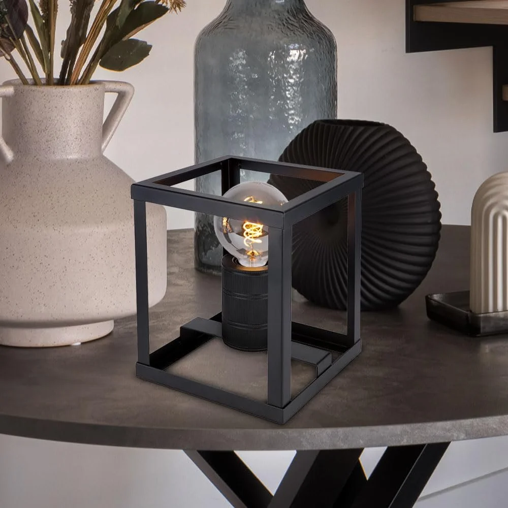 Настольная лампа 54030 Series Квадратная рама Матовый черный, фото №7