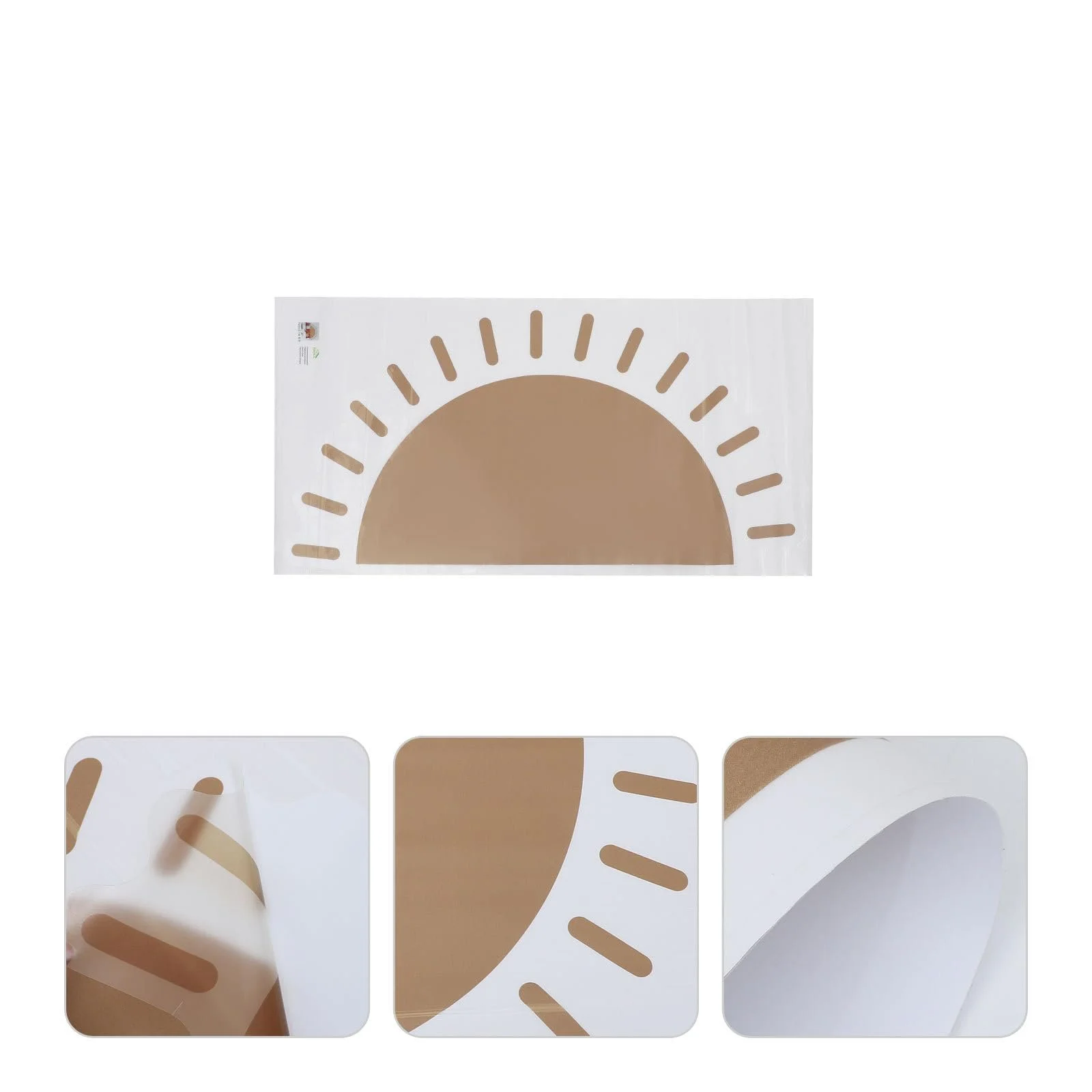 Наклейка на стіну Ciieeo Boho Sun PVC Коричнева, фото №4