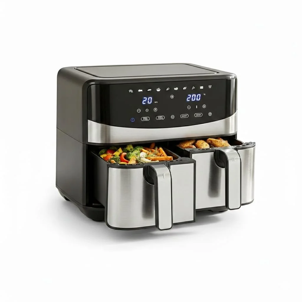 Мультипечь LIFEZEAL 8 L Double Basket 2100 W 10-in-1, фото №1 Мультипечь LIFEZEAL 8 L Double Basket 2100 W 10-in-1, фото №1