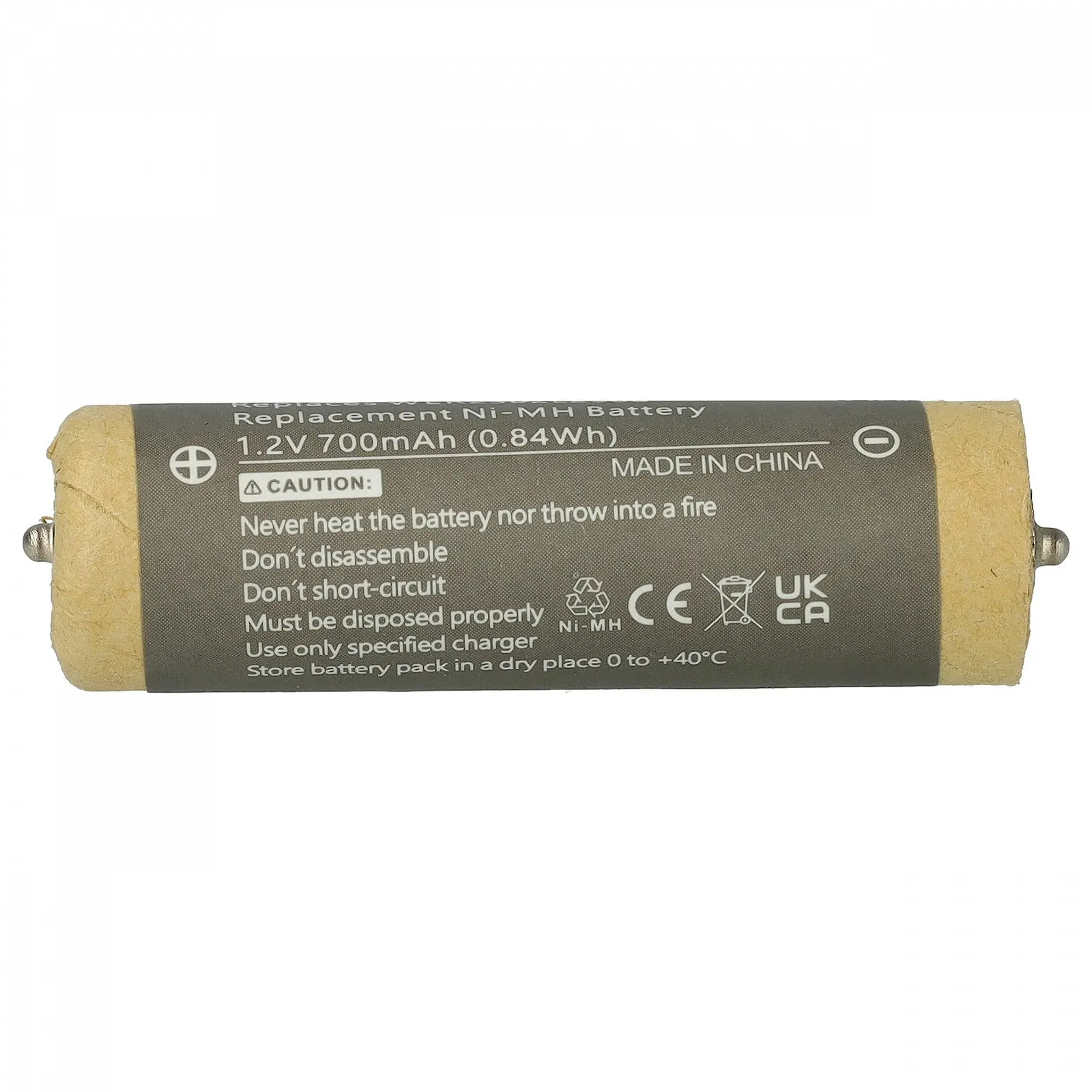 Батарея vhbw сумісна з Panasonic ER230 ER2301 ER2302 700 mAh 1.2 V NiMH, фото №2