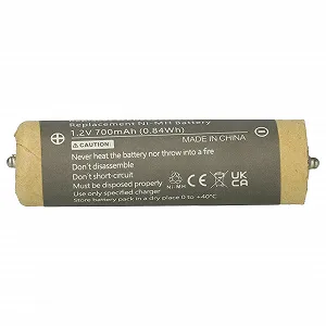 Батарея vhbw сумісна з Panasonic ER230 ER2301 ER2302 700 mAh 1.2 V NiMH synthetic.ua - Фото 1